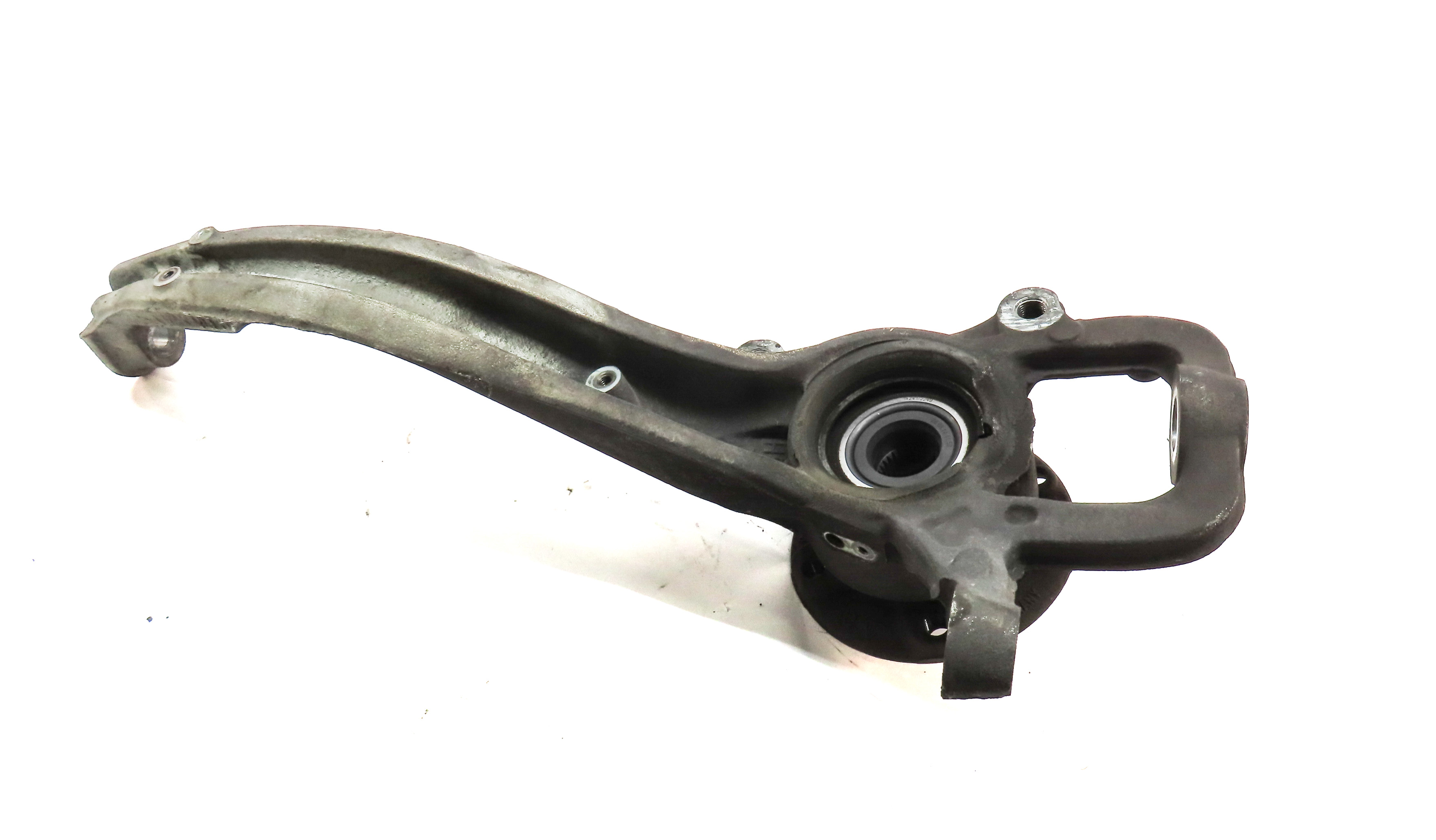 2011-2015 AUDI Q7 (4L) LEFT FRONT DRIVER SPINDLE KNUCKLE WHEEL HUB BEARING — exact item pictured